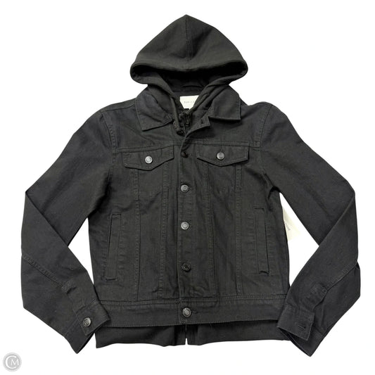 Jacket Denim By Sun + Stone In Black, Size: S