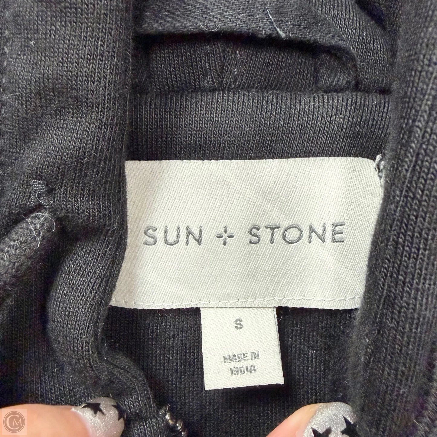 Jacket Denim By Sun + Stone In Black, Size: S