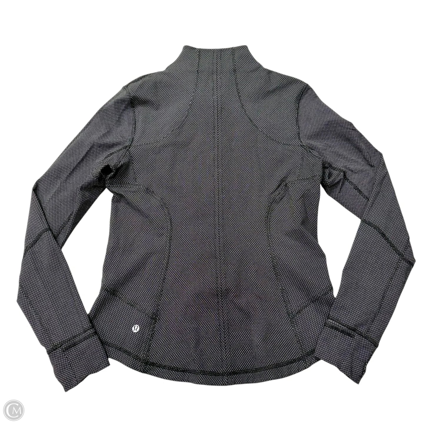 Athletic Jacket By Lululemon In Black, Size: L