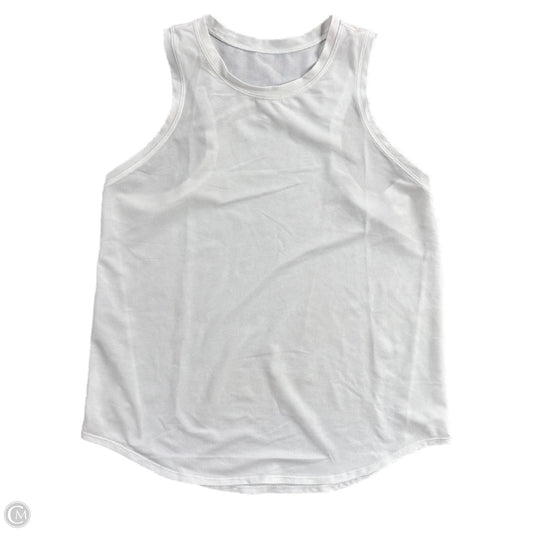 Athletic Tank Top By Lululemon In White, Size: M