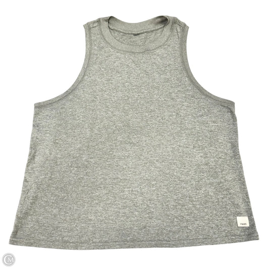 Athletic Tank Top By Vuori In Grey, Size: M