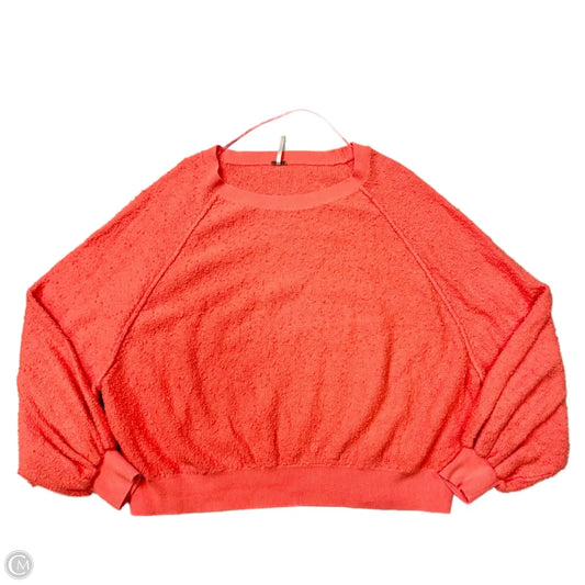 Top Long Sleeve By Free People In Coral, Size: S