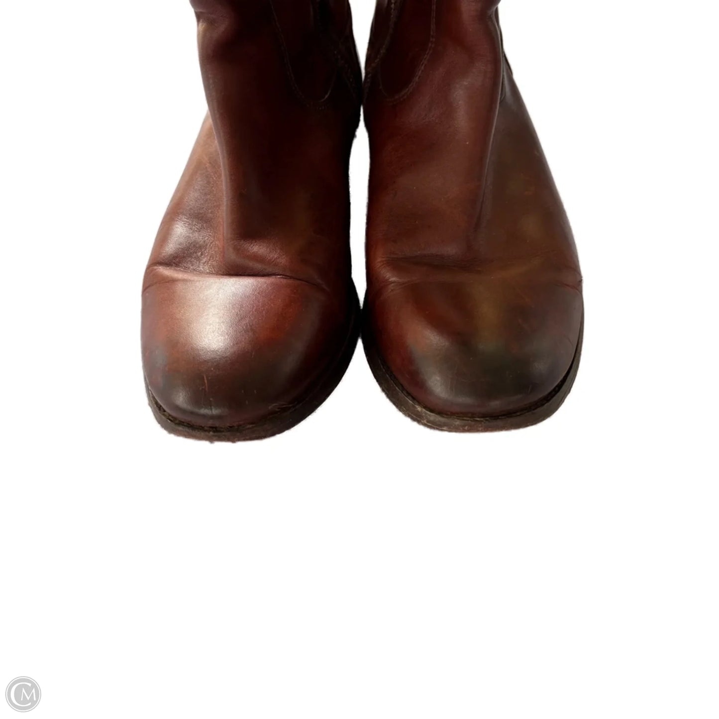 Boots Designer By Frye In Brown, Size: 8.5