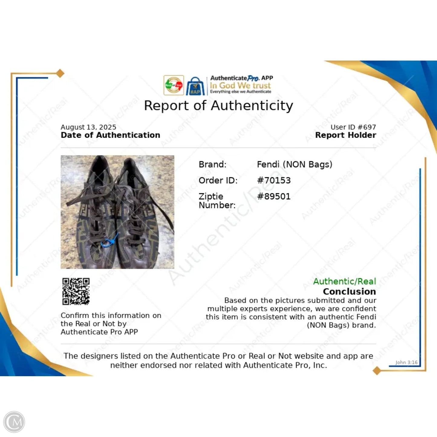 Shoes Luxury Designer By Fendi In Brown, Size: 6.5