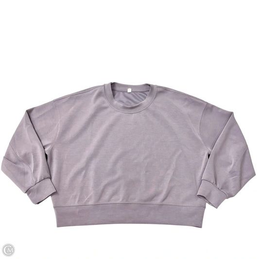 Athletic Sweatshirt Crewneck By Lululemon In Purple, Size: M