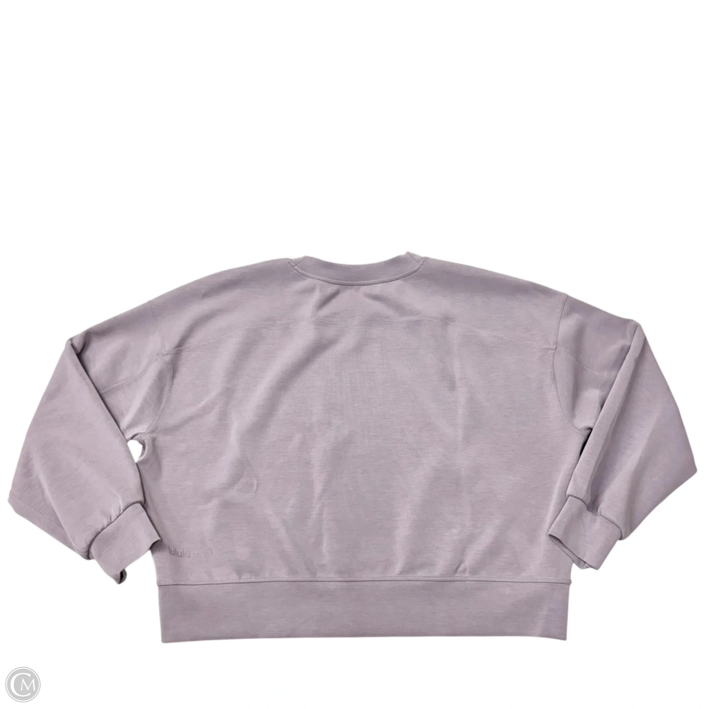 Athletic Sweatshirt Crewneck By Lululemon In Purple, Size: M