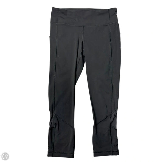 Athletic Capris By Lululemon In Black, Size: S