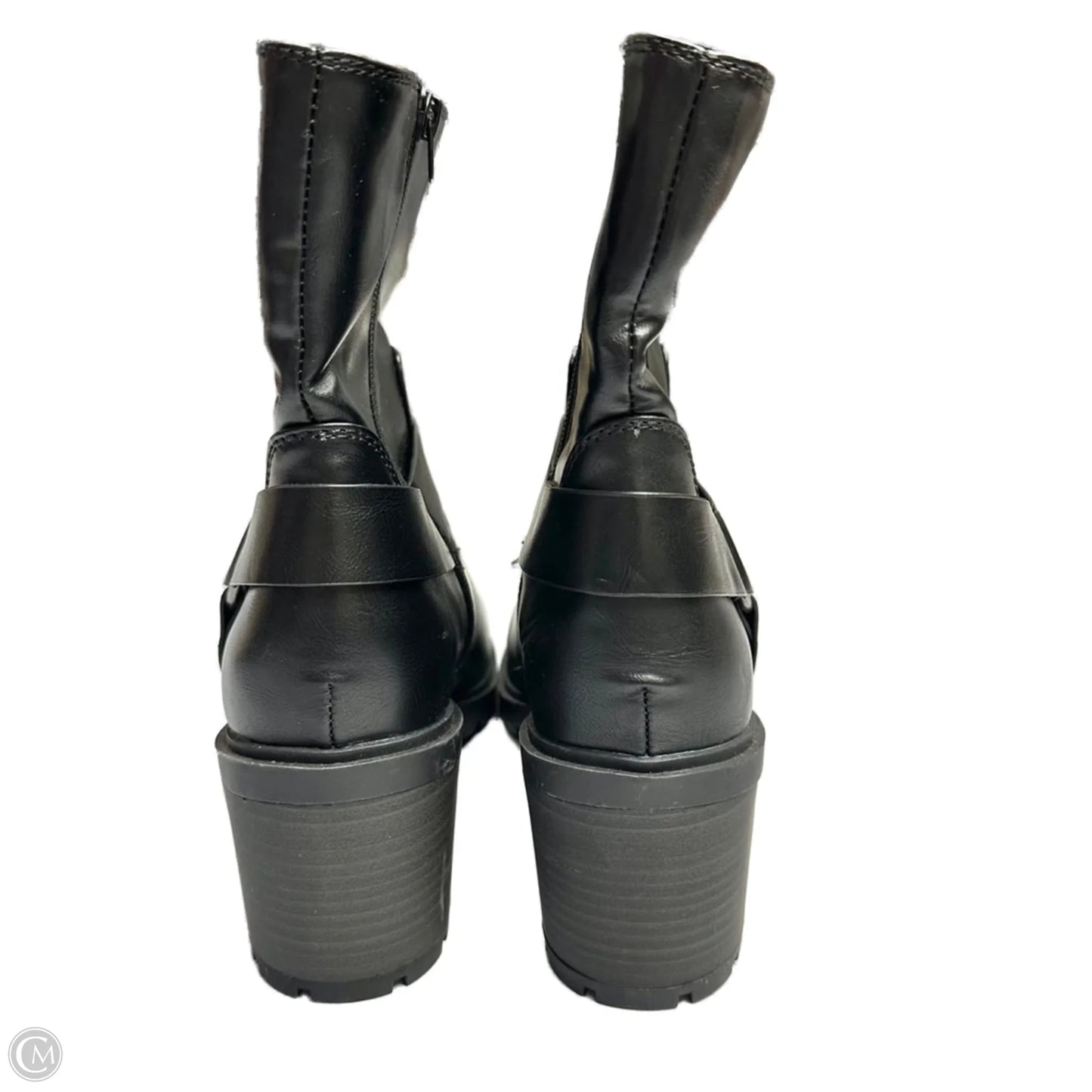 Boots Ankle Heels By Universal Thread In Black, Size: 10