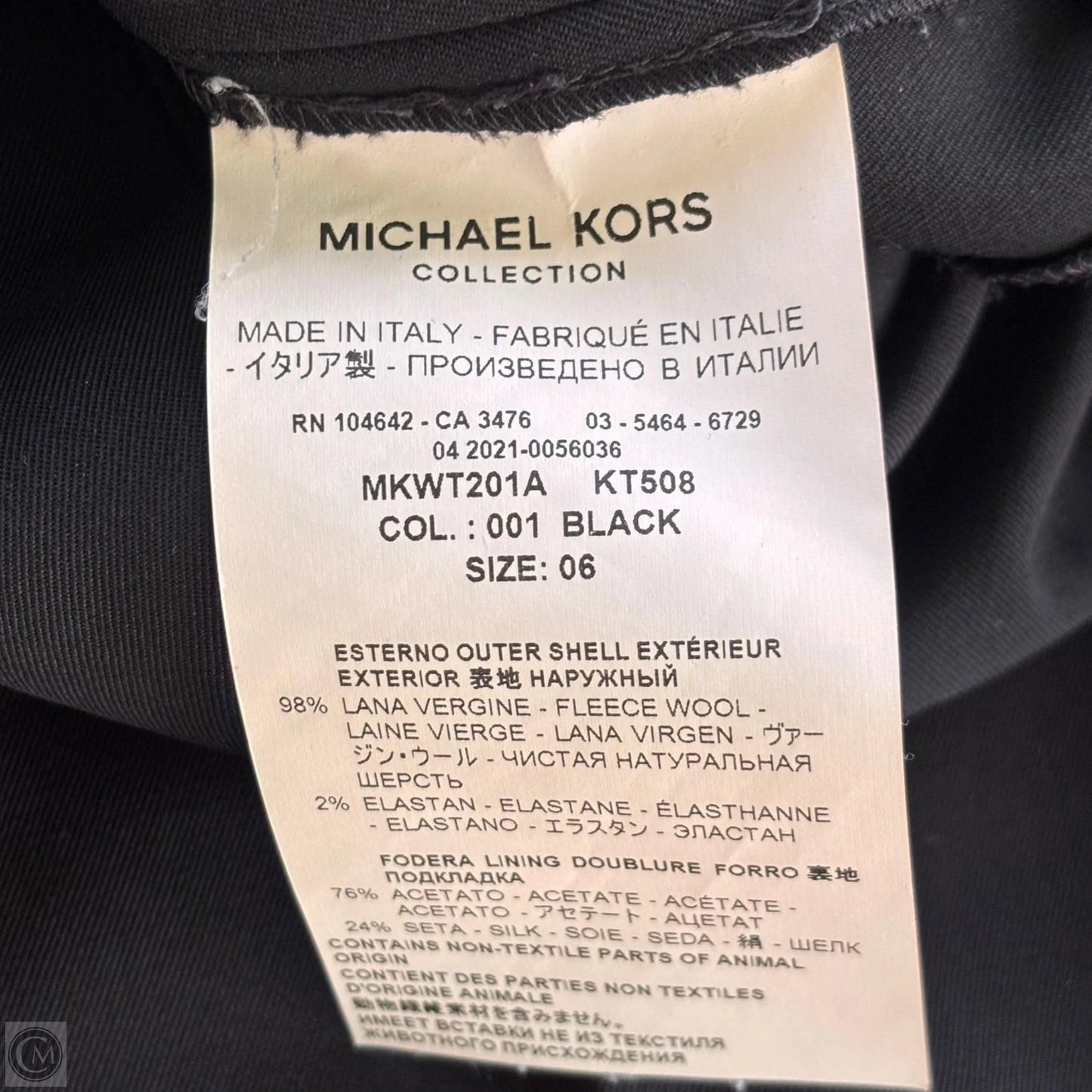 Pants Designer By Michael Kors Collection In Black, Size: 6
