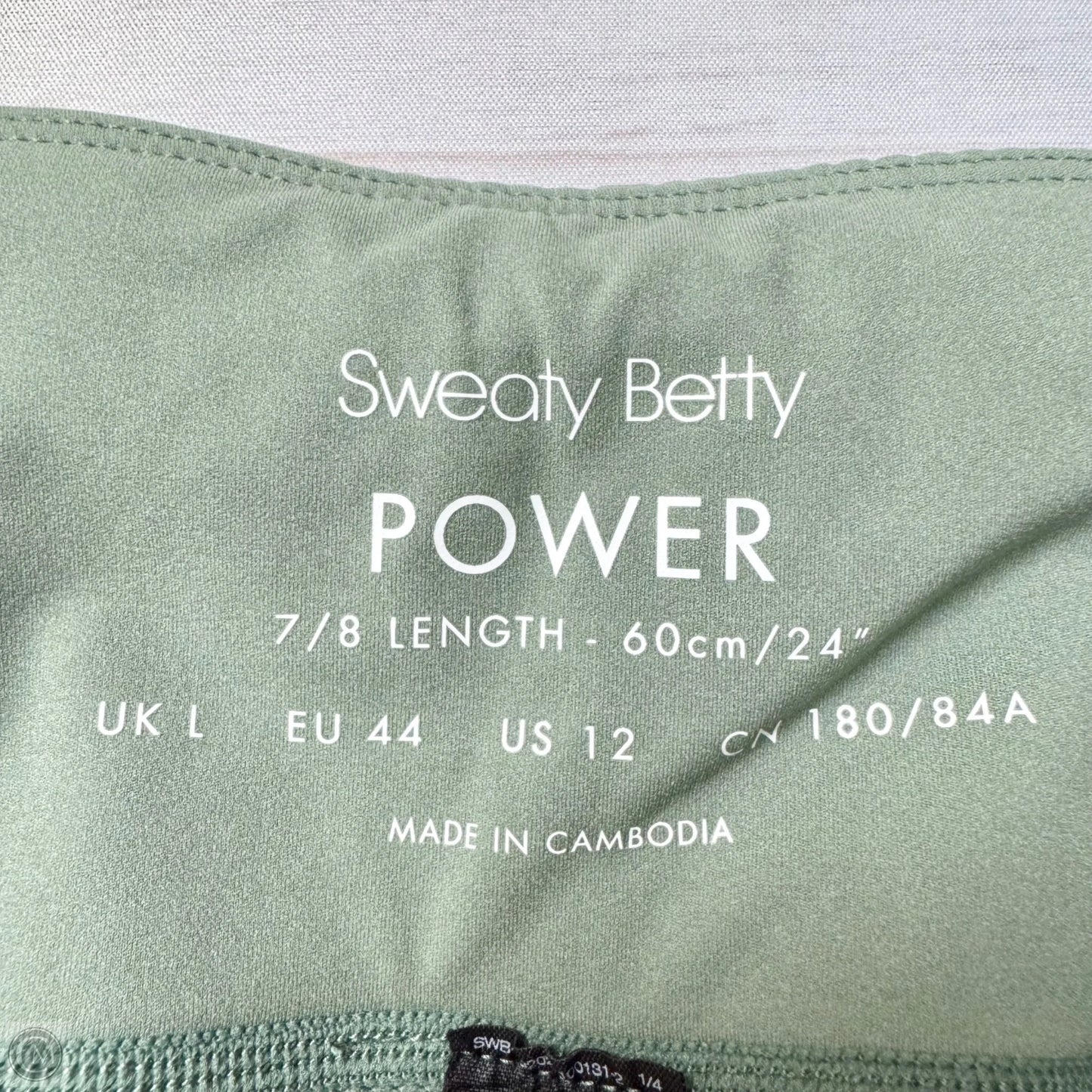 Athletic Capris By Sweaty Betty In Green, Size: L
