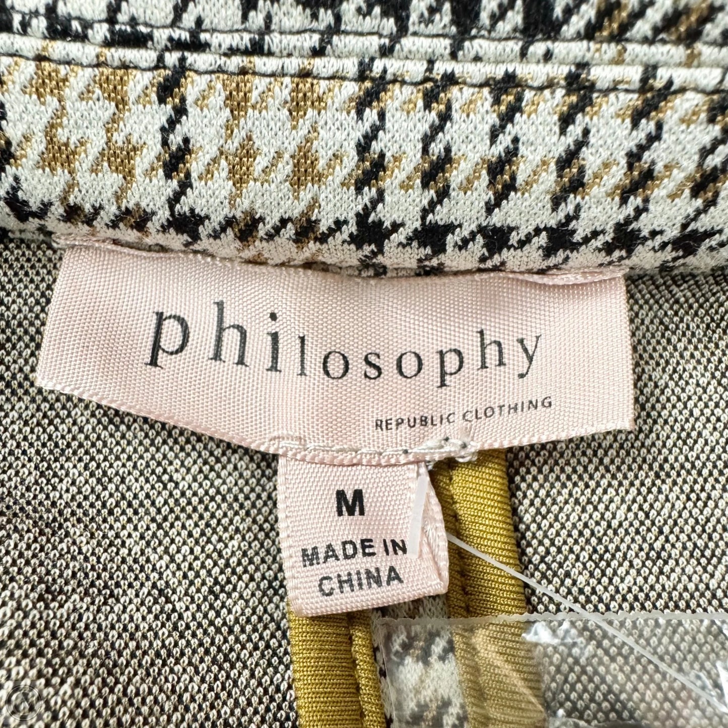 Blazer By Philosophy In Tan, Size: M