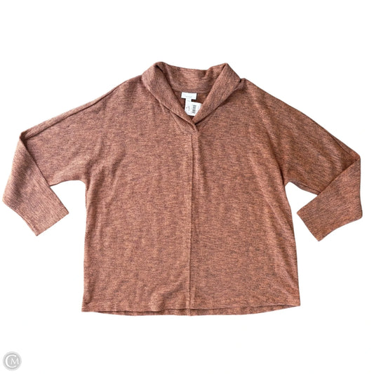 Sweater By Pure Jill In Brown, Size: Xl
