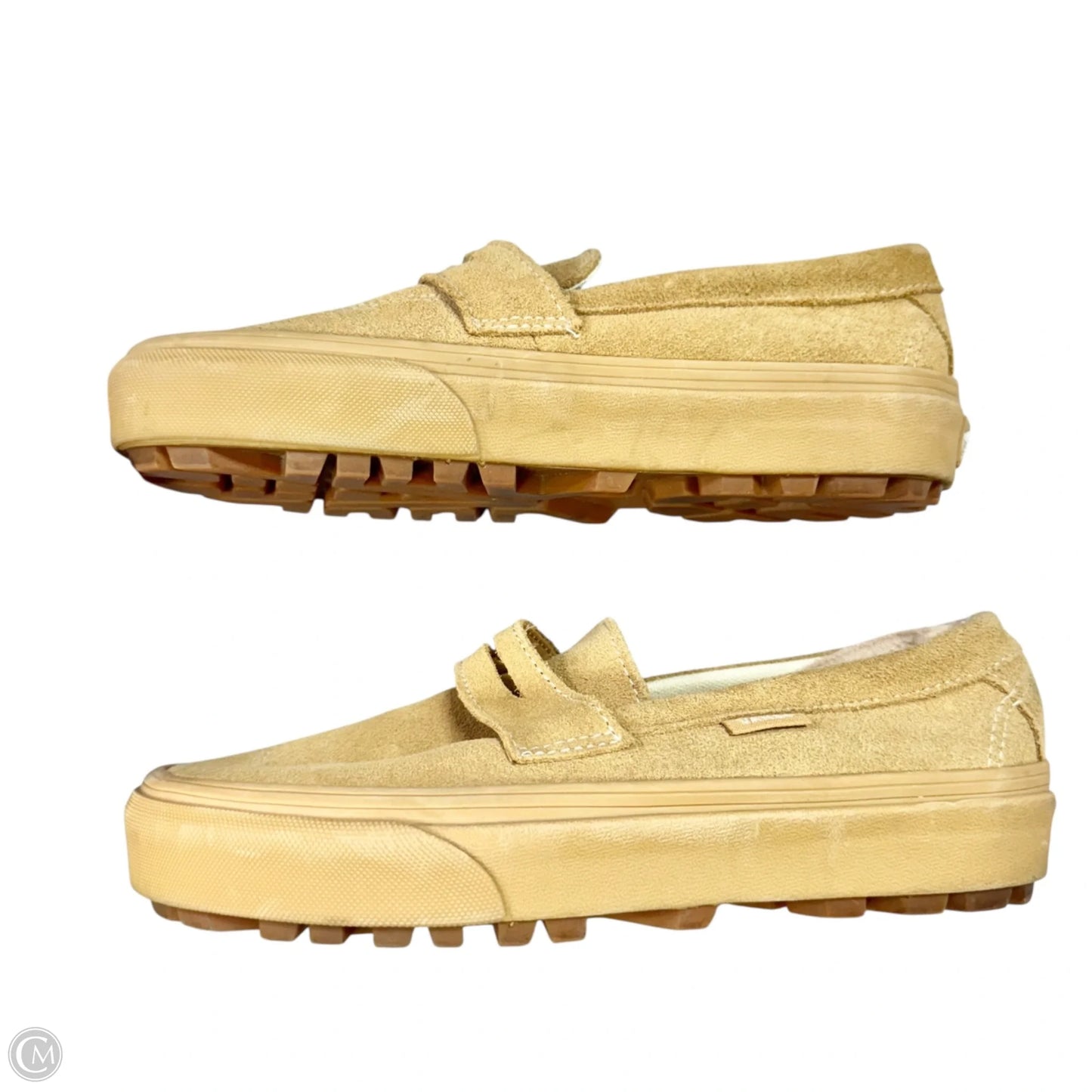 Shoes Flats By Vans In Brown, Size: 6