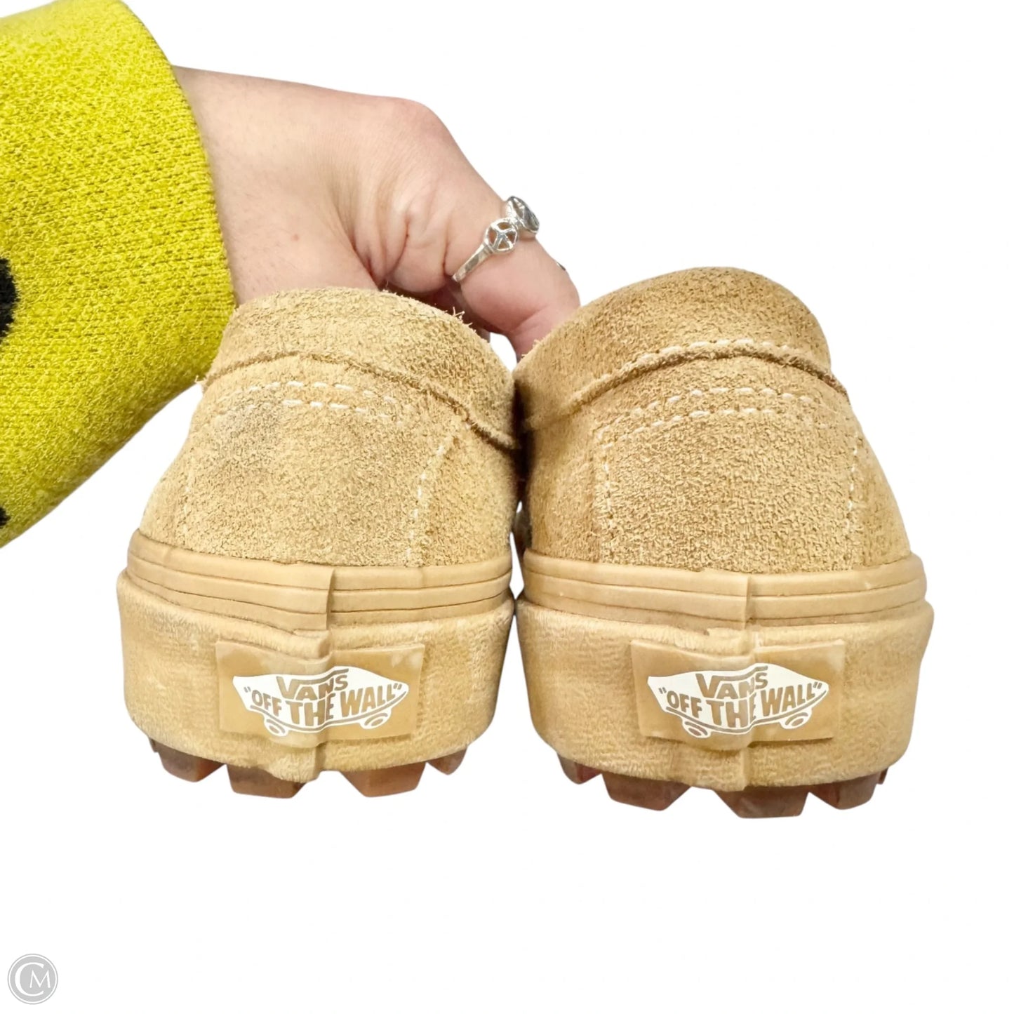 Shoes Flats By Vans In Brown, Size: 6