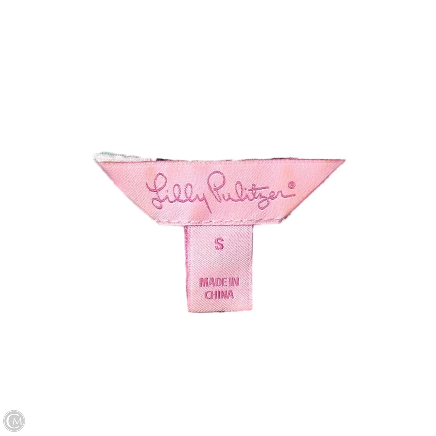 Top Long Sleeve Designer By Lilly Pulitzer In Blue & Pink, Size: S