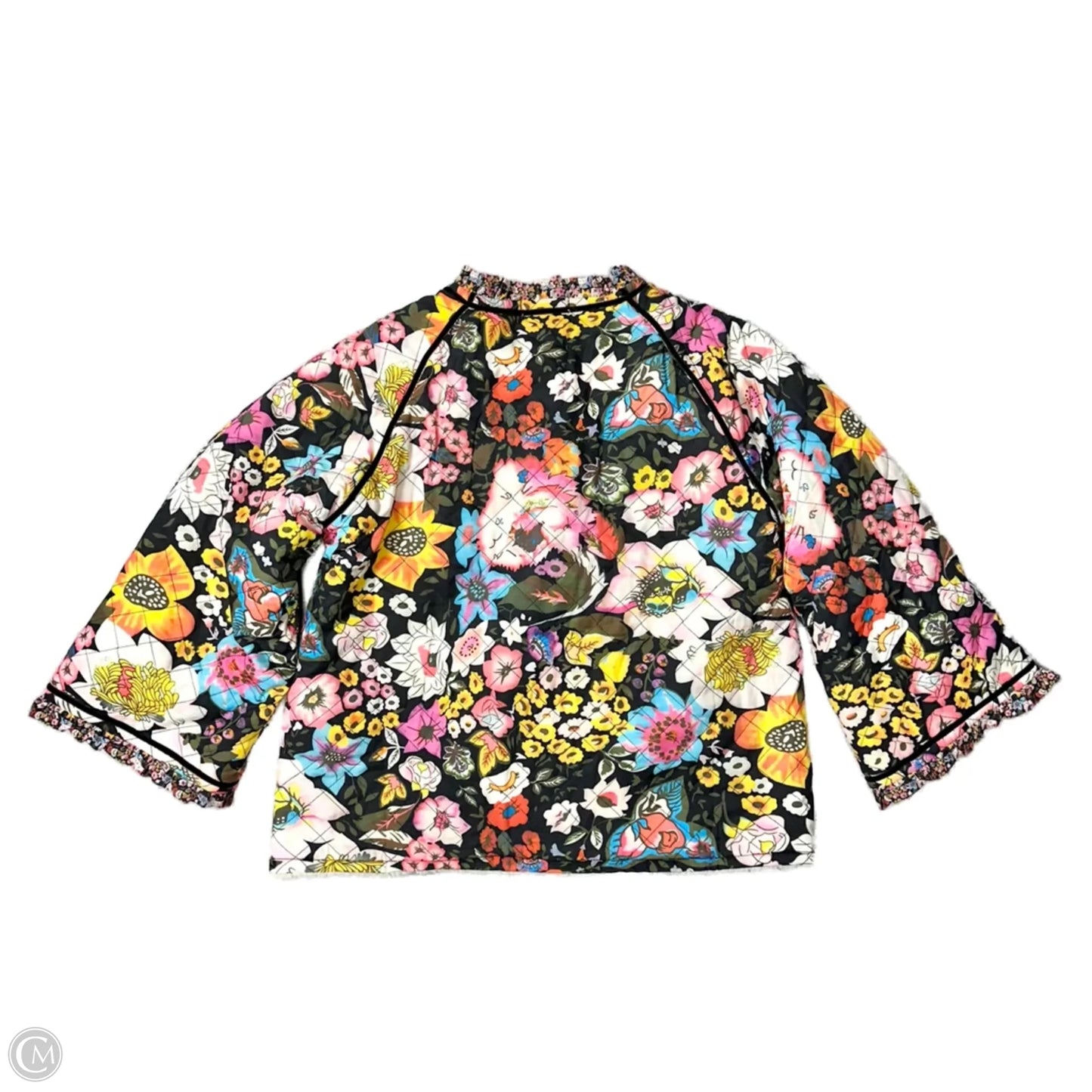 Jacket Puffer & Quilted By Miss Sparkling In Yellow, Size: Xl