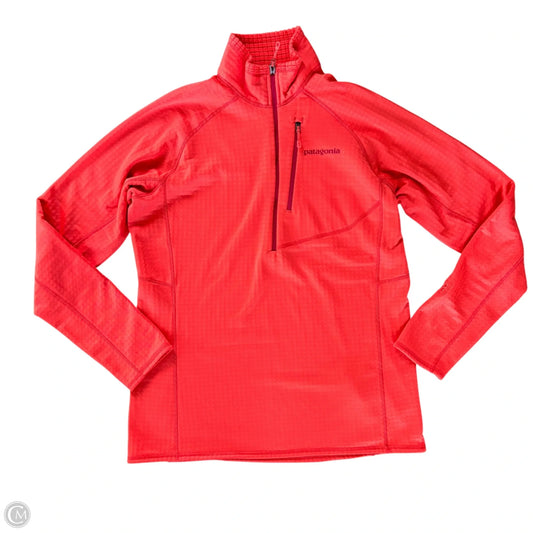 Sweatshirt Collar By Patagonia In Orange, Size: L