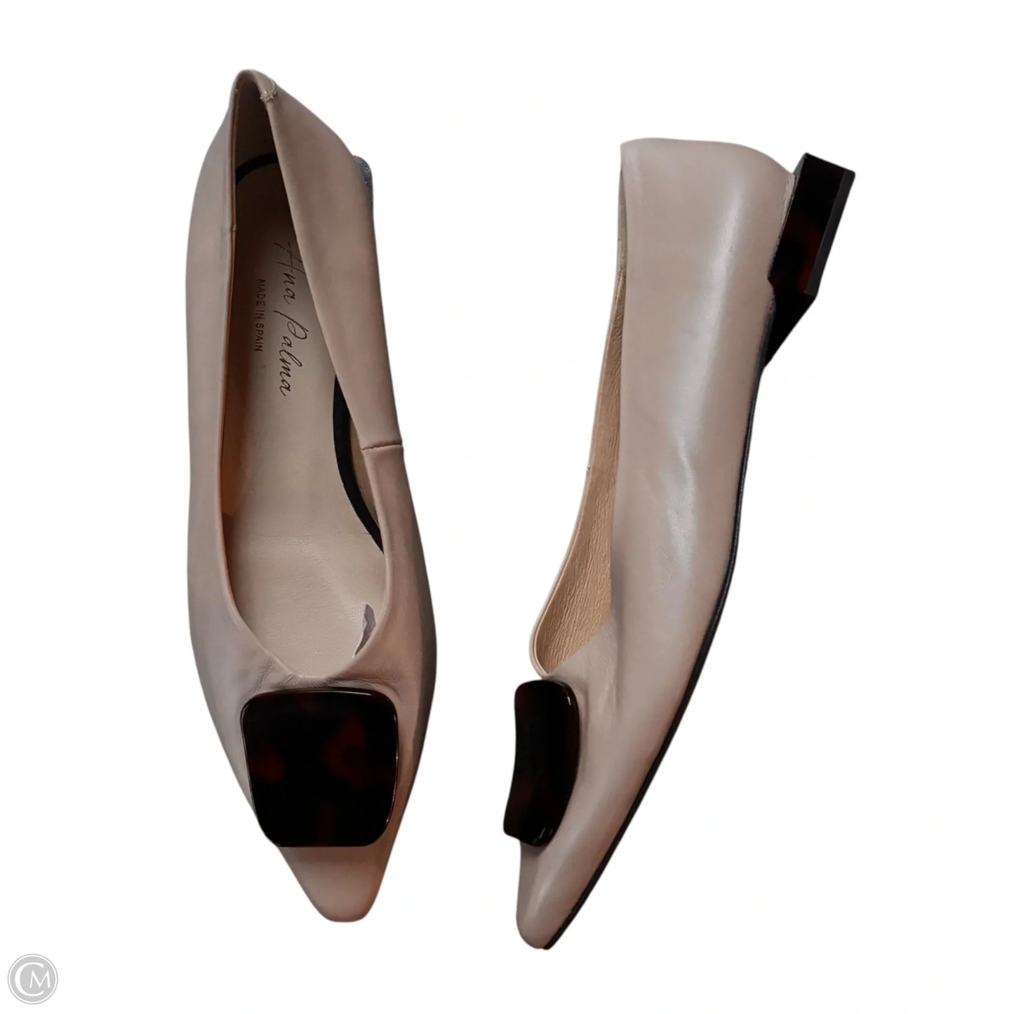 Shoes Flats By Ana Palma In Brown & Tan, Size: 8.5