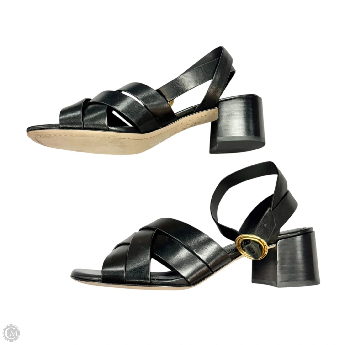 Sandals Designer By Tory Burch In Black, Size: 7