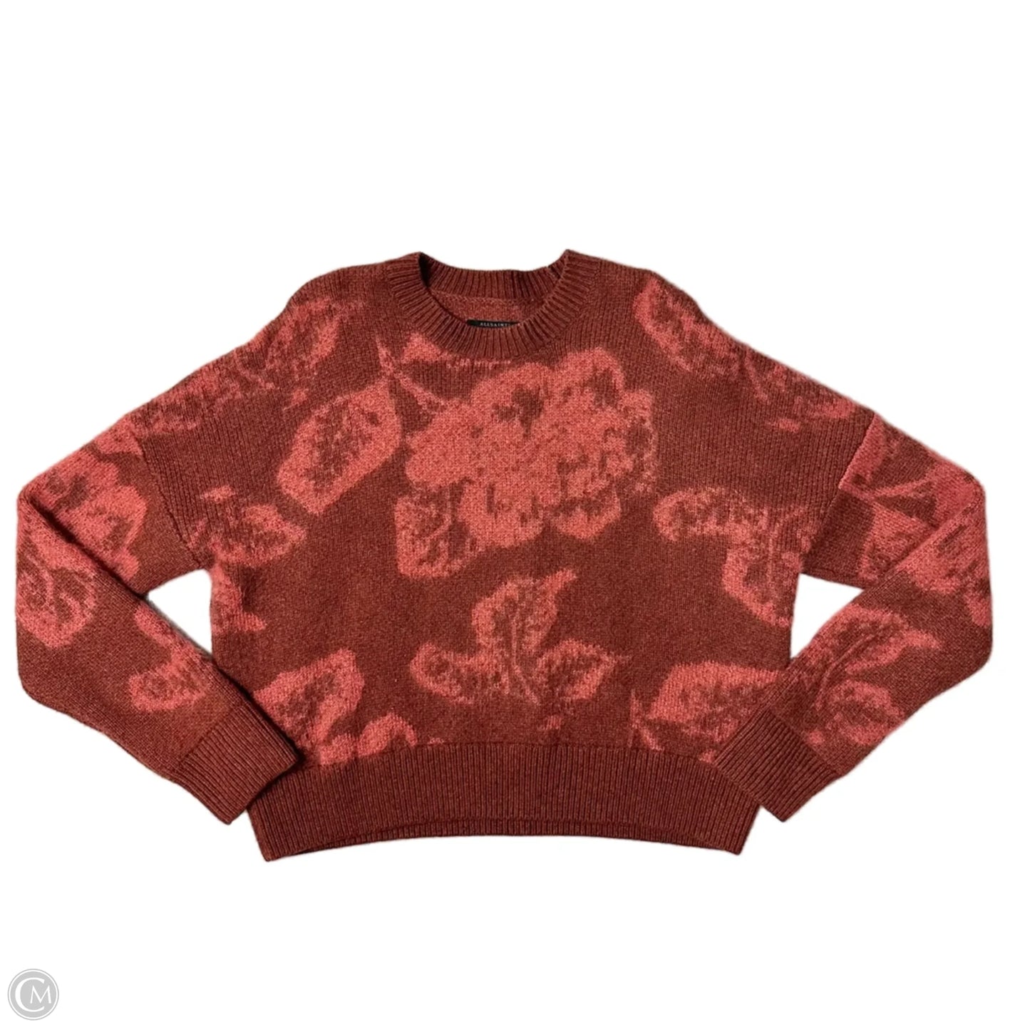Sweater Designer By All Saints In Red, Size: L