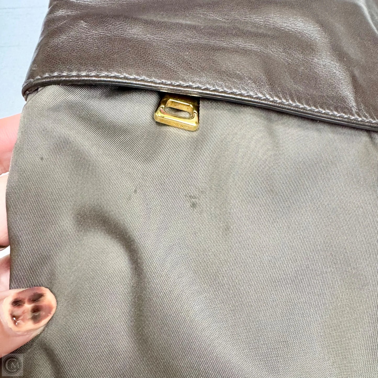 Clutch Luxury Designer By Prada, Size: Medium