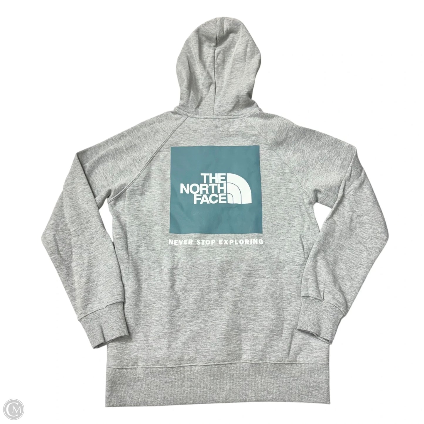 Sweatshirt Hoodie By The North Face In Grey, Size: M