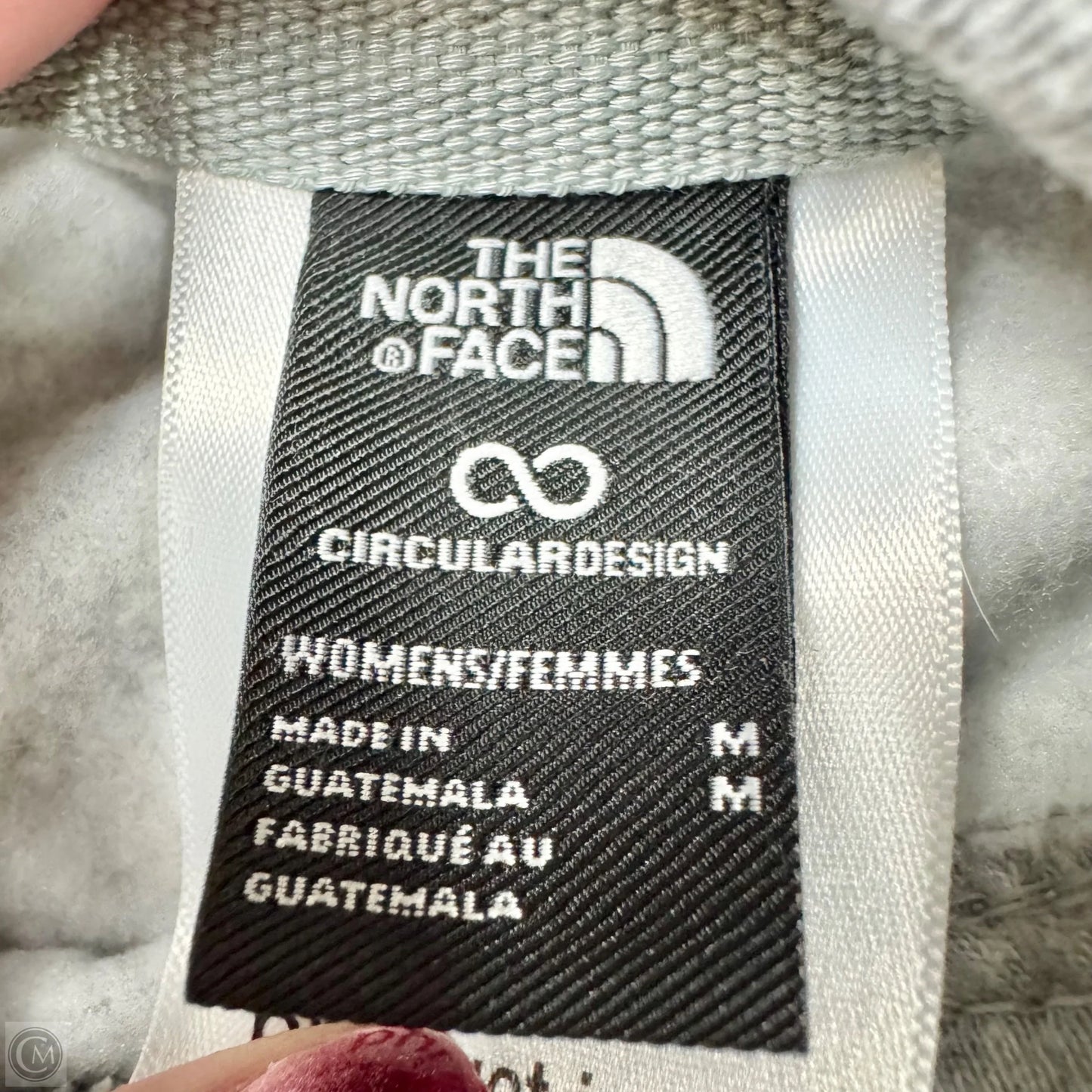 Sweatshirt Hoodie By The North Face In Grey, Size: M