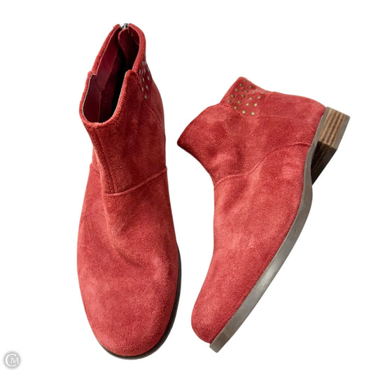 Boots Ankle Flats By Koolaburra By Ugg In Red, Size: 9