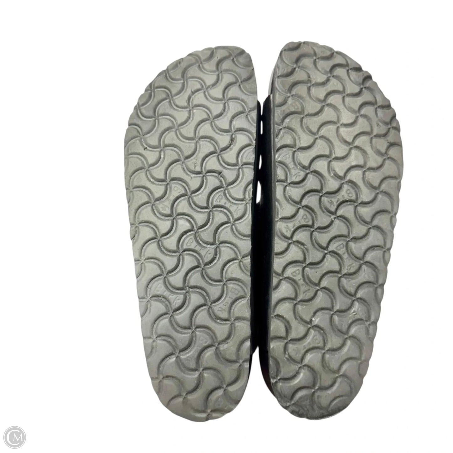 Sandals Luxury Designer By Manolo Blahnik X Birkenstock In Black, Size: 9
