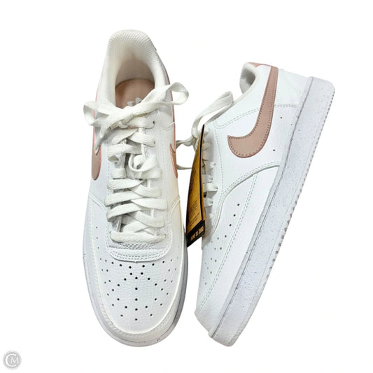 Shoes Sneakers By Nike In Pink & White, Size: 9.5