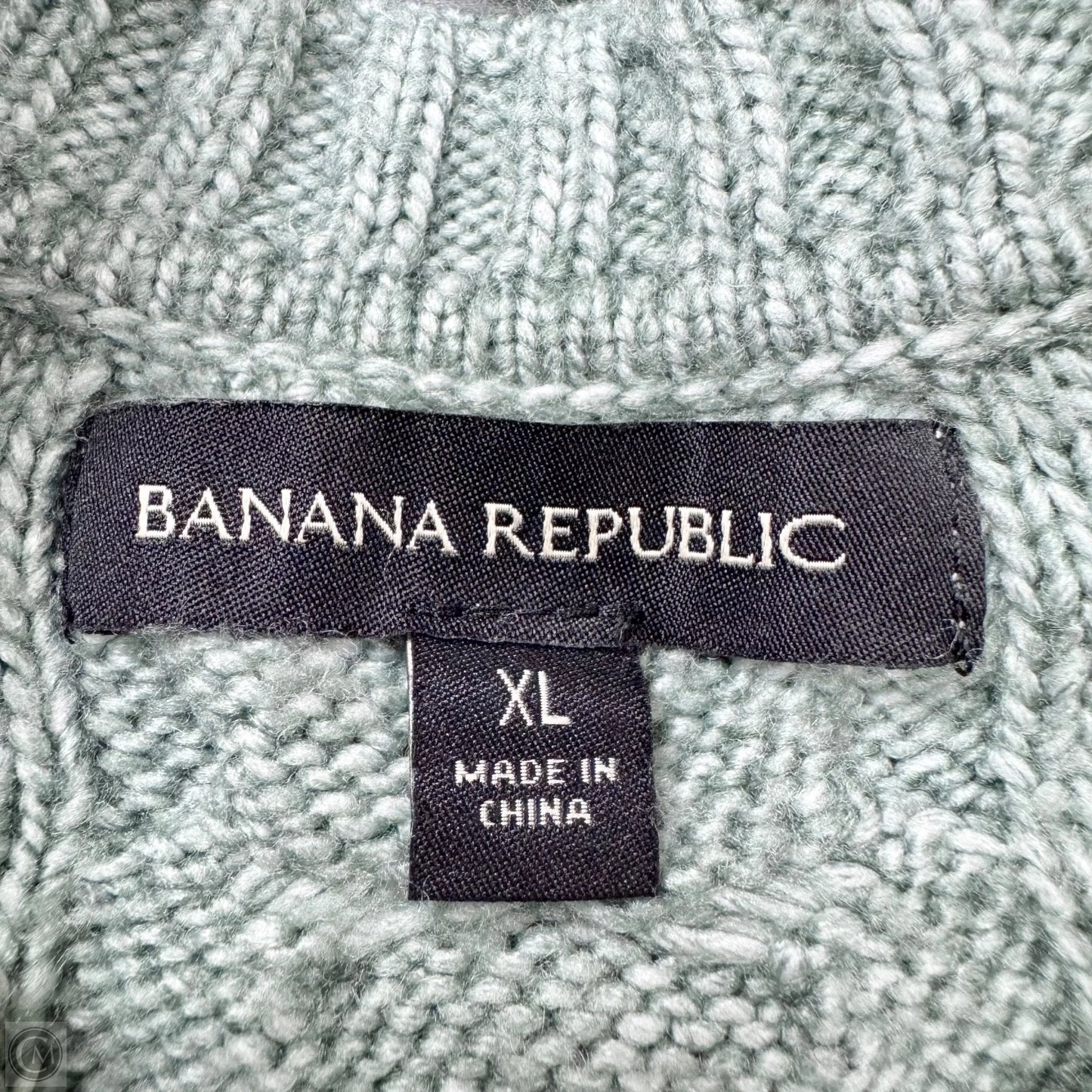 Sweater By Banana Republic In Green, Size: Xl