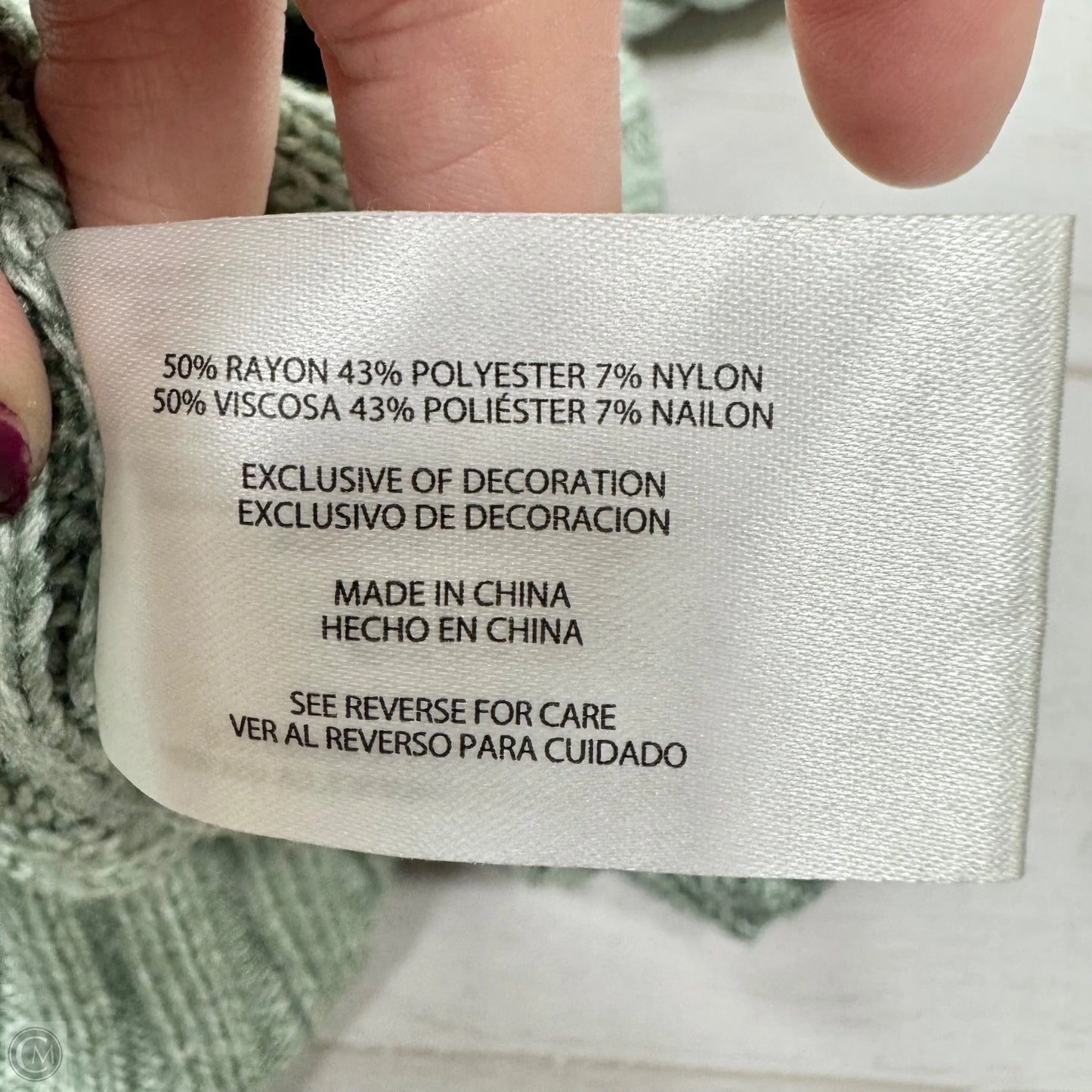 Sweater By Banana Republic In Green, Size: Xl