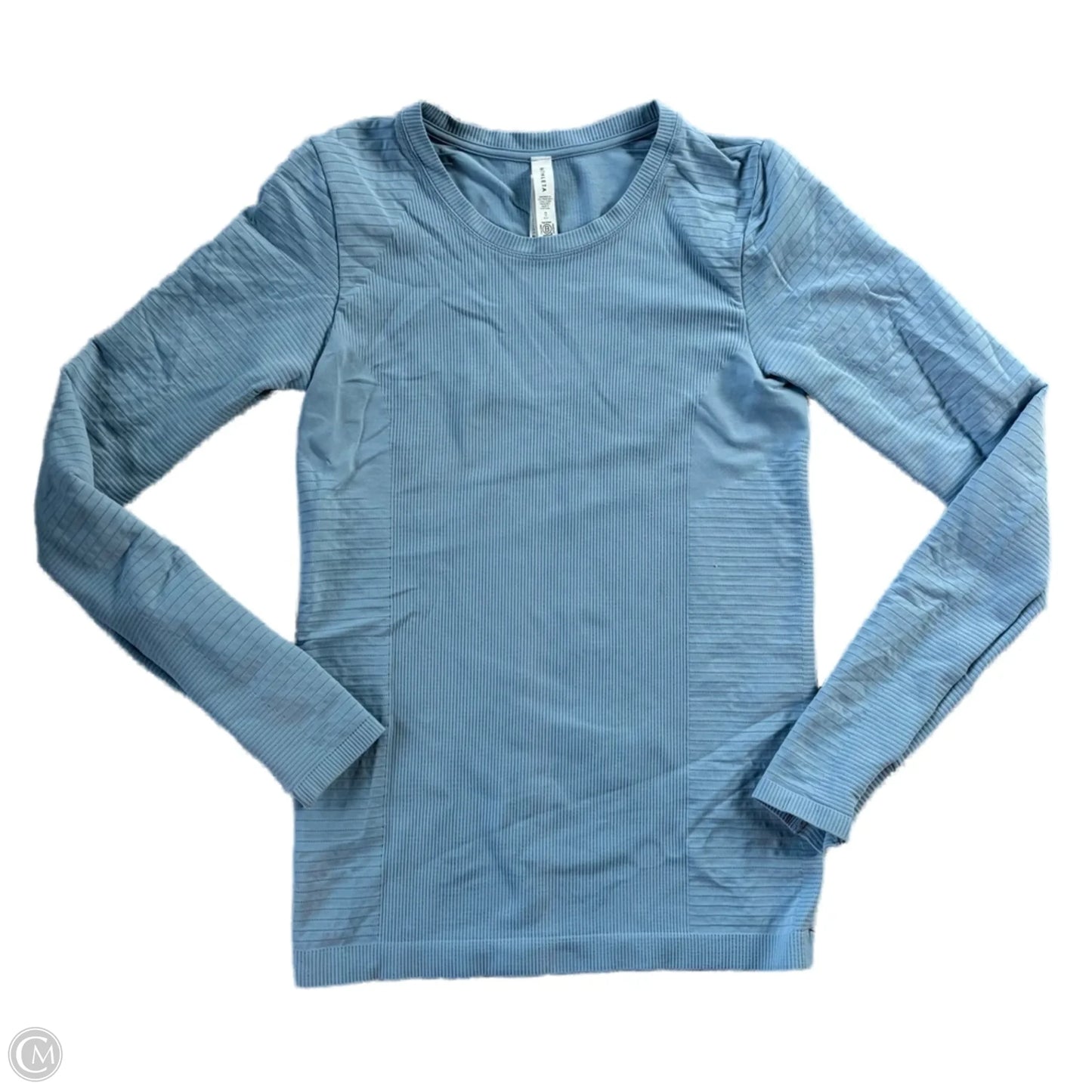 Athletic Top Long Sleeve Crewneck By Athleta In Blue, Size: Xs