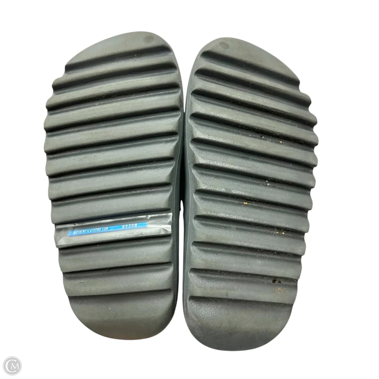 Sandals Luxury Designer By Yeezy In Grey, Size: 7