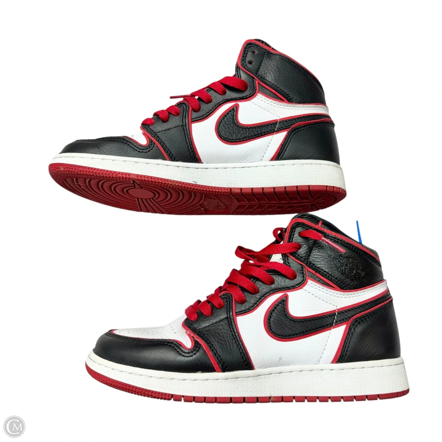 Shoes Luxury Designer By Jordan In Black & Red, Size: 8.5