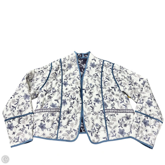 Jacket Puffer & Quilted In Blue & Purple, Size: XL