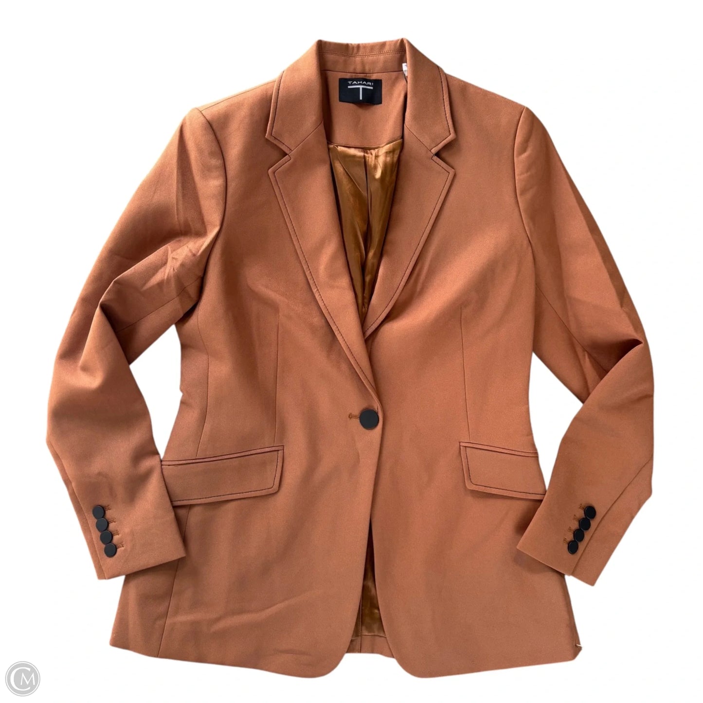 Blazer By Tahari In Brown, Size: S