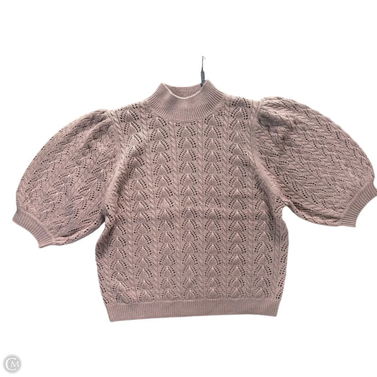 Sweater Short Sleeve By Elie Tahari In Purple, Size: L