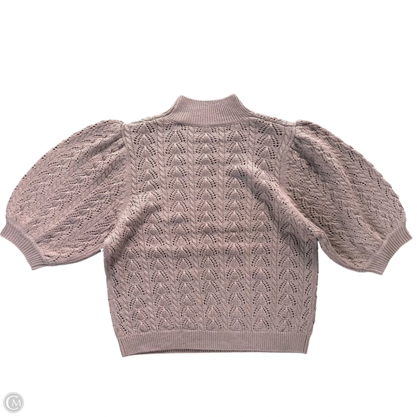Sweater Short Sleeve By Elie Tahari In Purple, Size: L