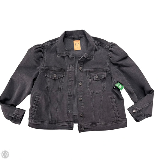 Jacket Denim By Gap In Black, Size: Xxl