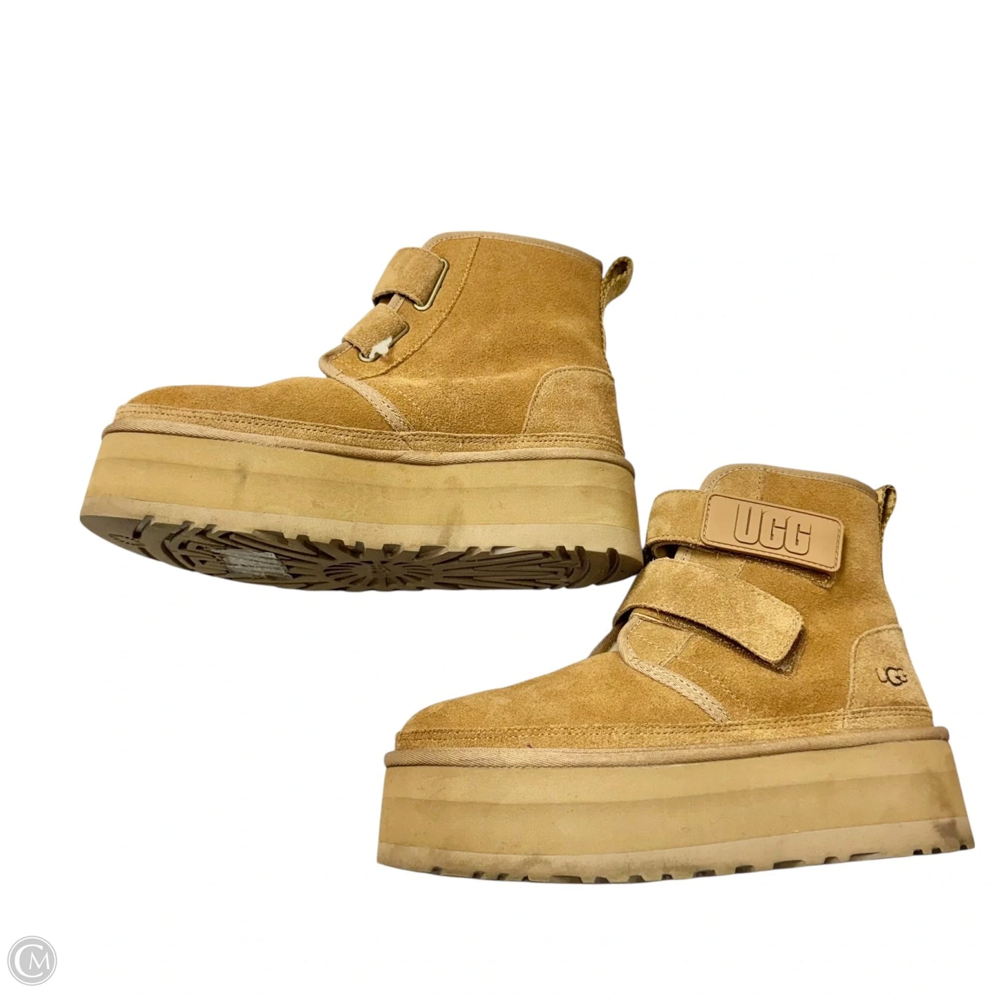 Boots Designer By Ugg In Brown, Size: 8