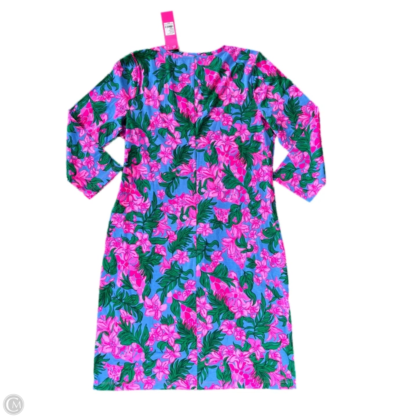 Dress Designer By Lilly Pulitzer In Floral Print, Size: L