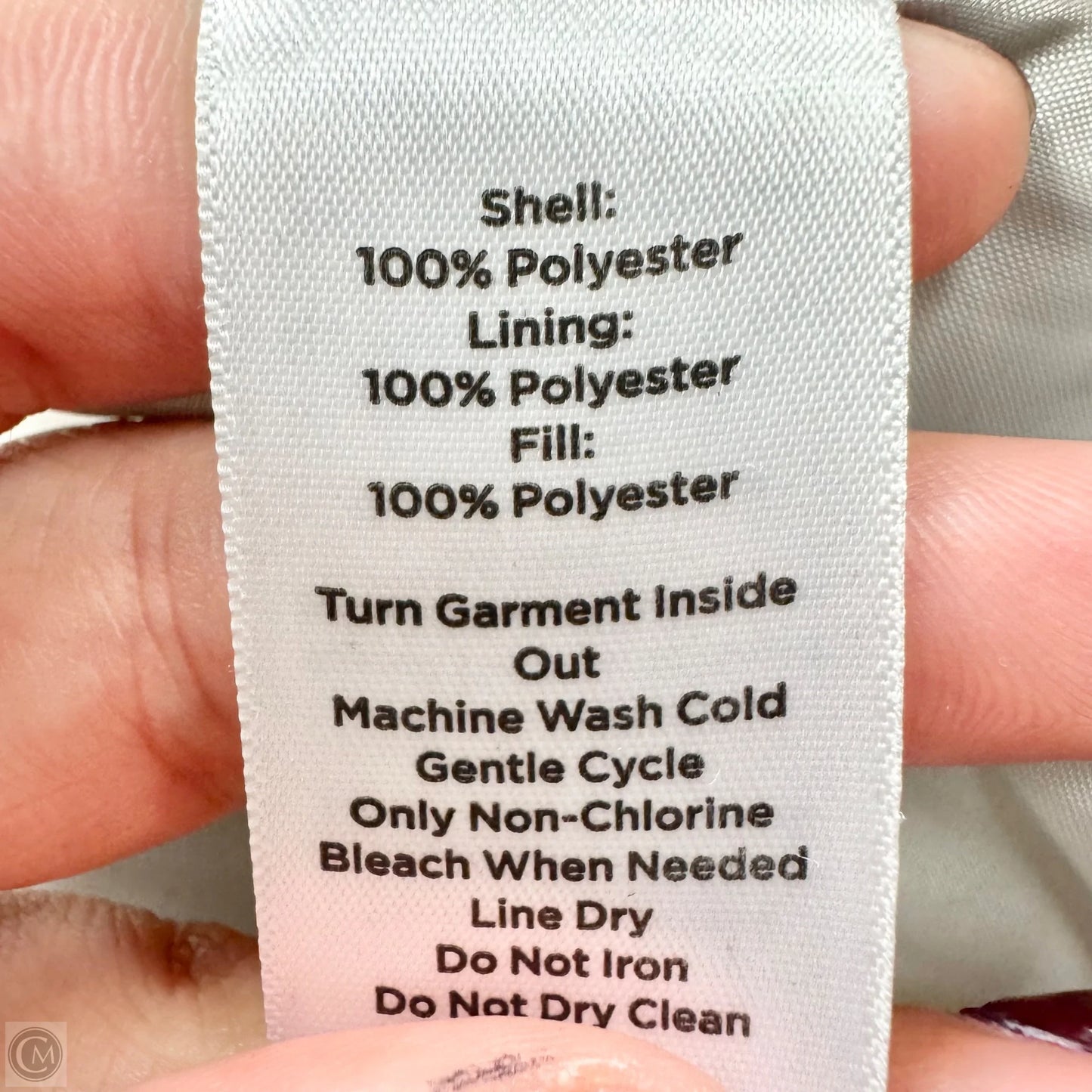 Vest Puffer & Quilted By Talbots In Silver, Size: Xl