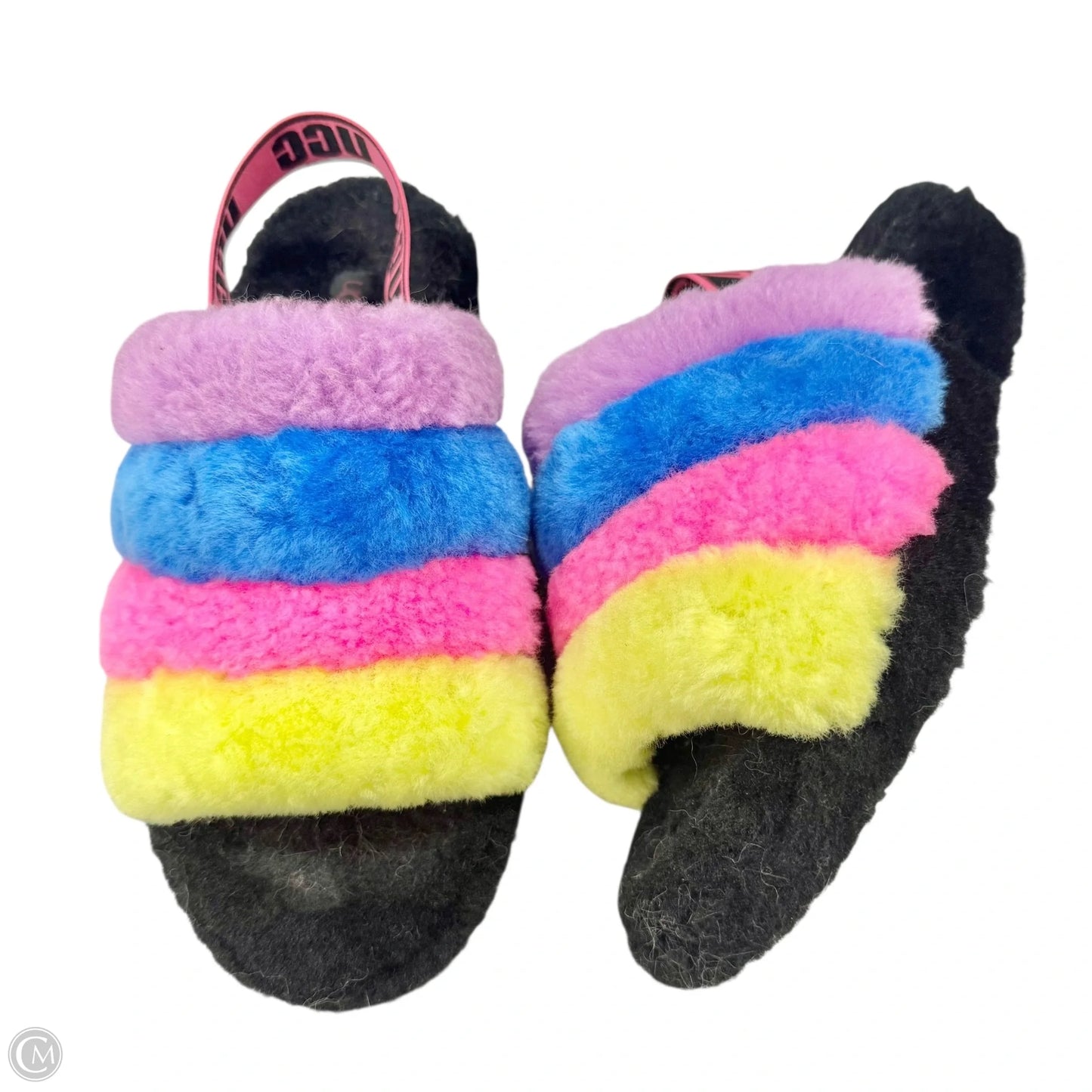 Slippers Designer By Ugg In Multi-colored, Size: 9