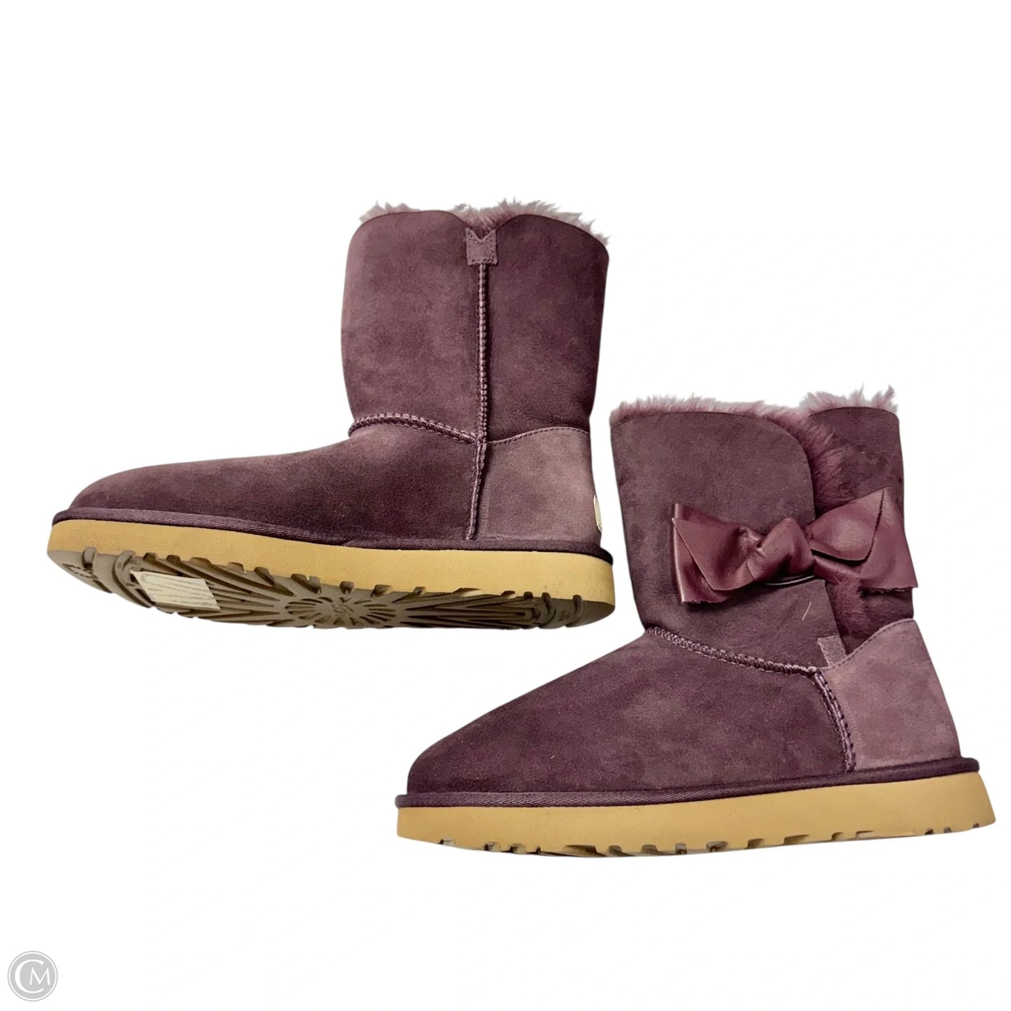 Boots Designer By Ugg In Purple, Size: 9