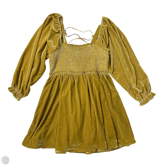 Dress Casual Short By Free People In Yellow, Size: L
