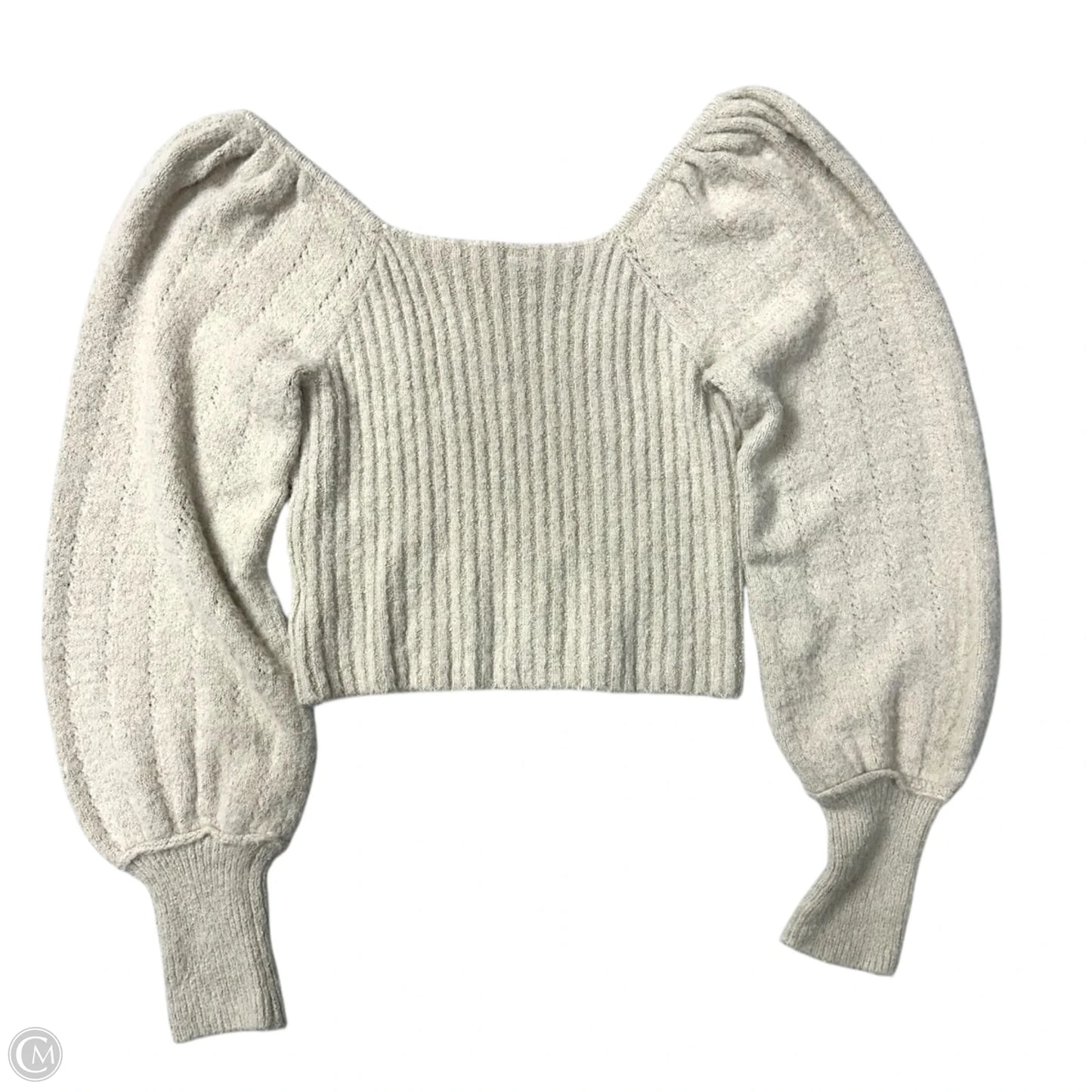 Sweater By Free People In Cream, Size: Xl