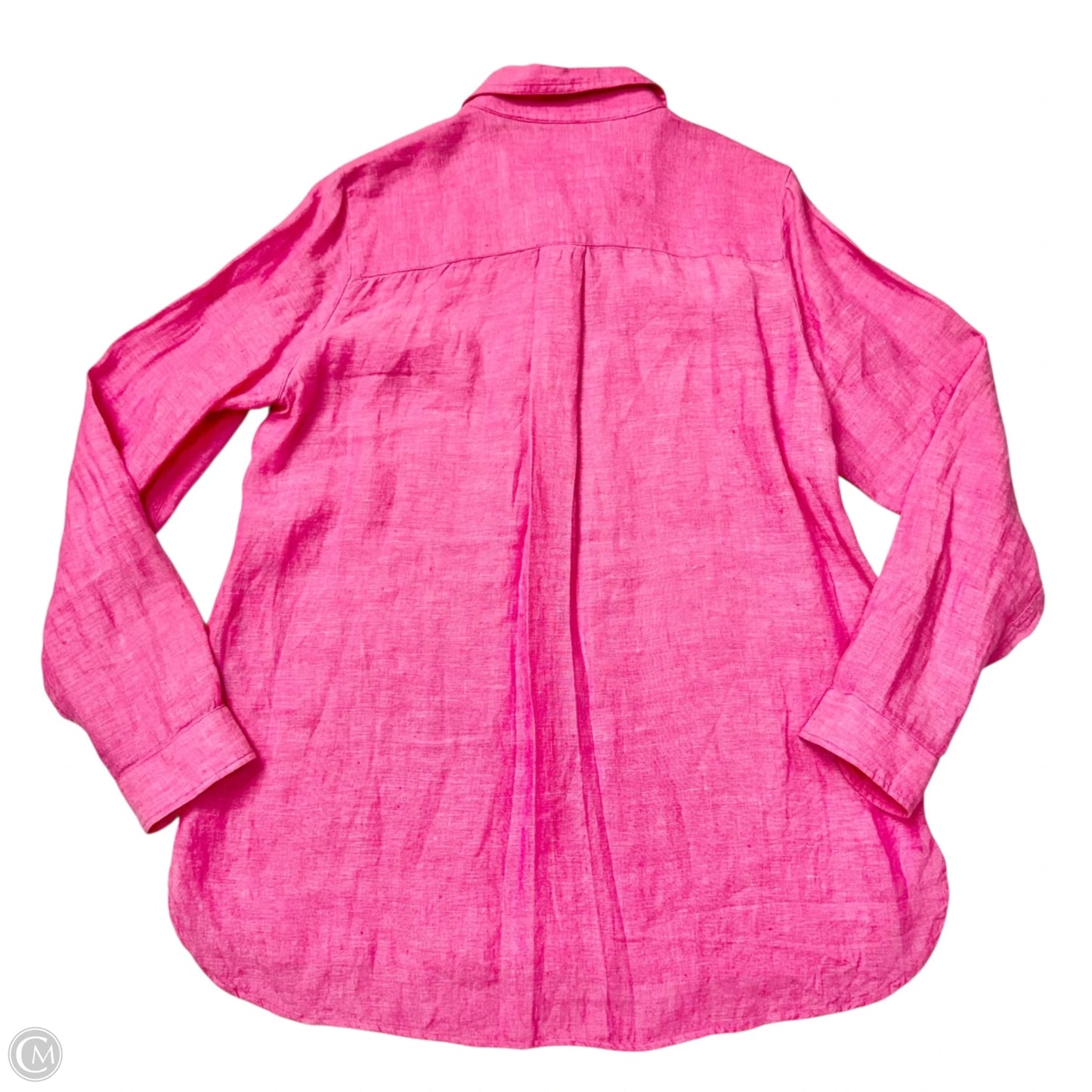 Top Long Sleeve By J Mclaughlin In Pink, Size: M
