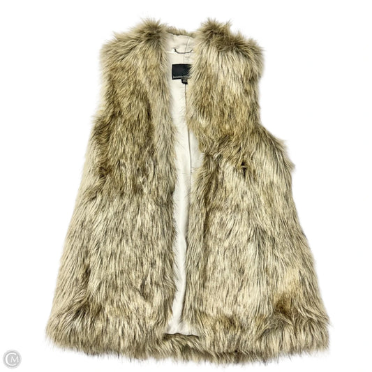 Vest Faux Fur & Sherpa By Banana Republic In Brown, Size: Xs