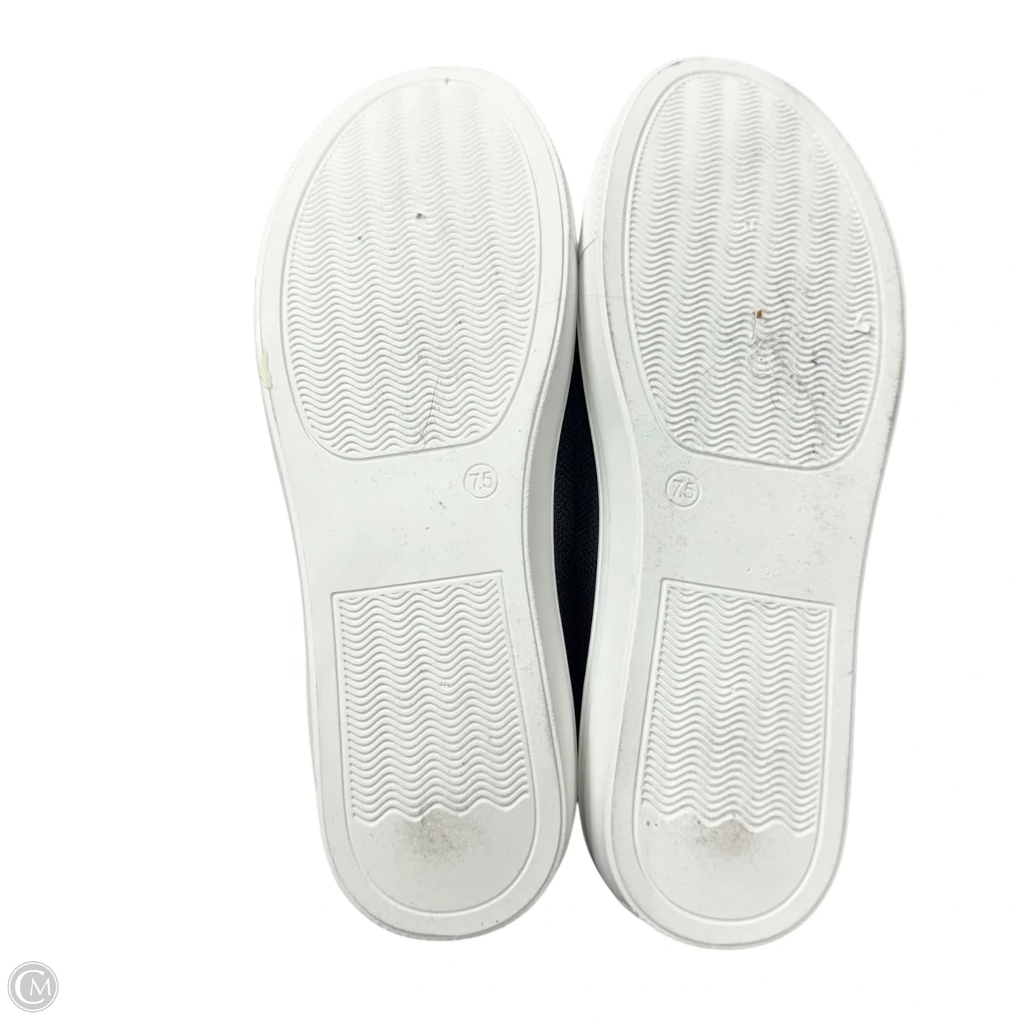 Shoes Sneakers By Happily Grey In Black & White, Size: 7.5